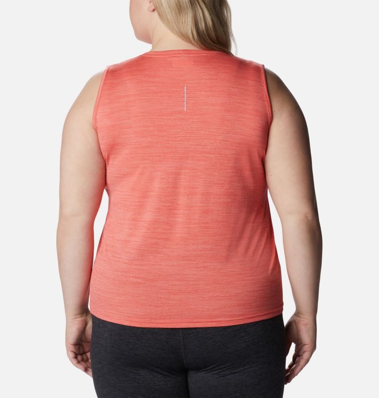 Women's Columbia Alpine Chill Zero Tanks Coral | Plus Size CA-R0LA8